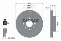 TEXTAR Remschijf (92090300)