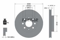 TEXTAR Remschijf (92133403)