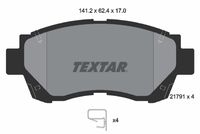 TEXTAR Accessoireset, schijfremblok (82549600)