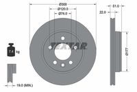 TEXTAR Remschijf (92288503)