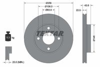 TEXTAR Remschijf (92096203)