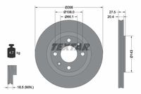 TEXTAR Remschijf (92048103)