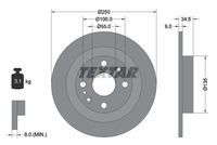 TEXTAR Remschijf (92061700)