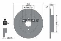 TEXTAR Remschijf (92155503)