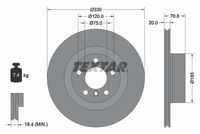 TEXTAR Remschijf (92256303)