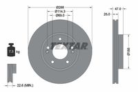 TEXTAR Remschijf (92290503)