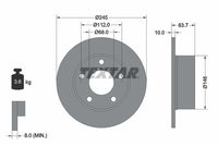 TEXTAR Remschijf (92057503)