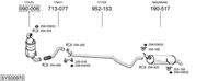 BOSAL Uitlaatsysteem (SYS00970)