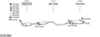 BOSAL Uitlaatsysteem (SYS01286)