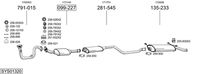 BOSAL Uitlaatsysteem (SYS01320)