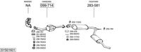 BOSAL Uitlaatsysteem (SYS01601)