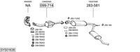 BOSAL Uitlaatsysteem (SYS01638)