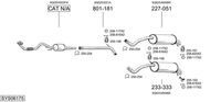 BOSAL Uitlaatsysteem (SYS06175)