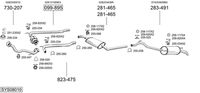 BOSAL Uitlaatsysteem (SYS08010)