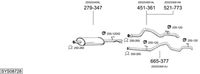 BOSAL Uitlaatsysteem (SYS08728)