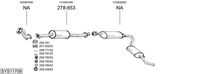 BOSAL Uitlaatsysteem (SYS11708)