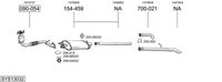 BOSAL Uitlaatsysteem (SYS13032)