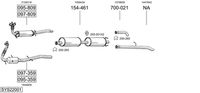 BOSAL Uitlaatsysteem (SYS22001)