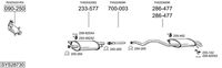 BOSAL Uitlaatsysteem (SYS28730)