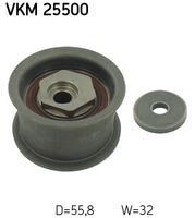 SKF Geleiderol, distributieriem (VKM 25500)