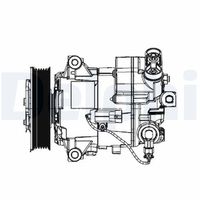 DELPHI Compressor, airconditioning (TSP0155948)
