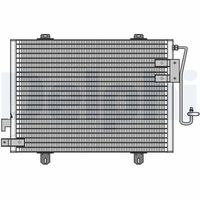 DELPHI Condensor, airconditioning (TSP0225131)