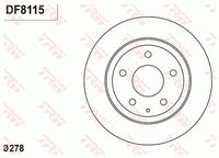 TRW Remschijf (DF8115)