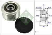 Schaeffler INA Dynamovrijloop (535 0264 10)