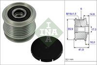 Schaeffler INA Dynamovrijloop (535 0010 10)