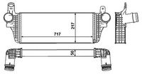 NRF Intercooler, inlaatluchtkoeler (30466)