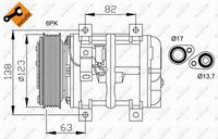 NRF Compressor, airconditioning (32112)