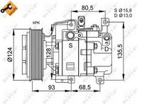 NRF Compressor, airconditioning (32408)