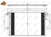 NRF Condensor, airconditioning (350041)