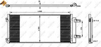 NRF Condensor, airconditioning (350338)