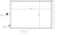 NRF Condensor, airconditioning (350457)