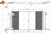 NRF Condensor, airconditioning (35304)