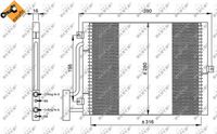 NRF Condensor, airconditioning (35307)