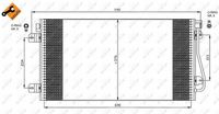 NRF Condensor, airconditioning (35484)