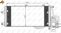 NRF Condensor, airconditioning (35531)