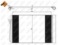 NRF Condensor, airconditioning (35537)