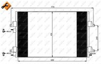 NRF Condensor, airconditioning (35557)