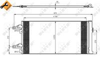 NRF Condensor, airconditioning (35895)