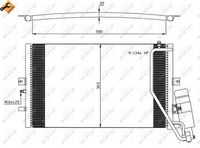 NRF Condensor, airconditioning (35558)