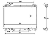 NRF Radiateur (53702)