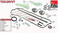 FAI AutoParts Distributiekettingset (TCK129VVT)