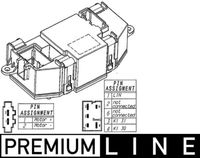 MAHLE Regelaar, interieurventilator (ABR 56 000P)