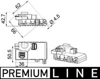 MAHLE Regelaar, interieurventilator (ABR 63 000P)