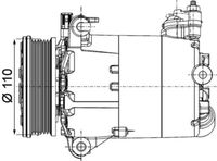 MAHLE Compressor, airconditioning (ACP 1357 000P)