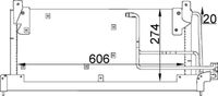 MAHLE Condensor, airconditioning (AC 223 000S)