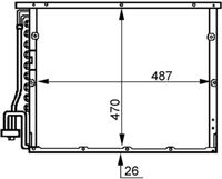 MAHLE Condensor, airconditioning (AC 179 000S)